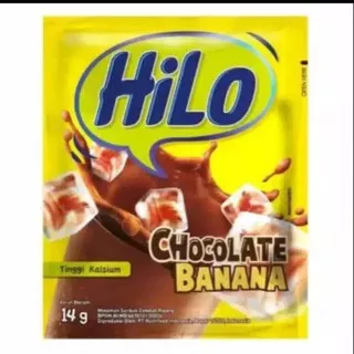Hilo Renceng / Hilo Sachet / Hilo Chocolate Banana / Susu Hilo / Hilo Choco Hazelnut