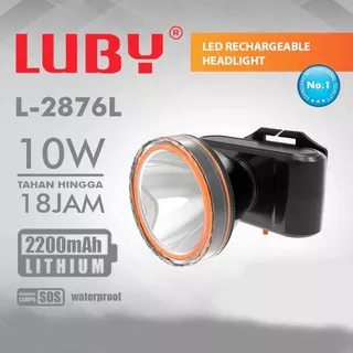 Senter Kepala / Headlamp LED 10 Watt Waterproof LUBY L-2876L
