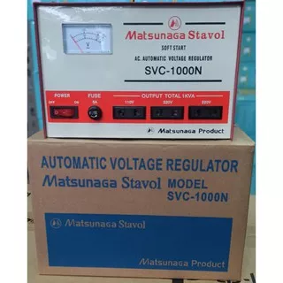 Stabilizer Matsunaga 1000watt 1000 Watt 1000w Stavol Svc 1000n