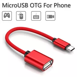 Type C to USB Adapter OTG Cable Micro USB Converter Charger Data Cable For Samsung A51 A71 A70 S10 S20 Plus