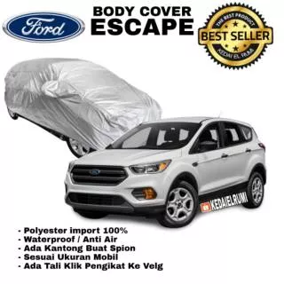 FORD ESCAPE COVER MOBIL KAIN SELIMUT PENUTUP SARUNG BODY MOBIL CAR SILVER ABUABU WATERPROOF ANTI AIR