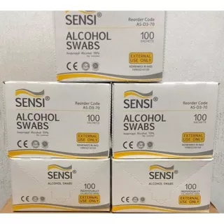 Sensi Alcohol Swab/Tisu Alkohol Praktis