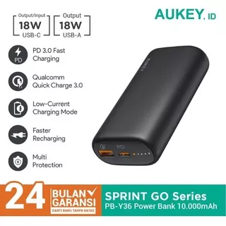 Powerbank Aukey PB-Y36 Sprint Go Mini 10000mAh Power Deliver - 500461