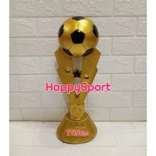 Piala trophy bola v bahan fiber tinggi 45 cm