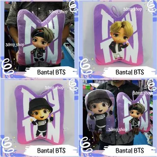 Bantal Boneka BTS TINY TAN MIC DROP JIMIN JUNGKOOK V TAEHYUNG