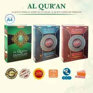 Al Quran Terjemah Tajwid Fadhilah A4 Alquran Hafalan Perkata Tajwid Quran Al Uswah A4