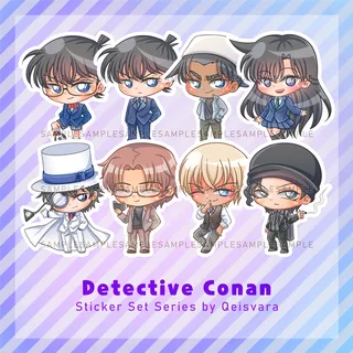 Detective Conan Fan Merchandise stiker/sticker Bundle