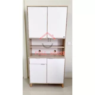 Lemari Dapur Rak Dapur Serbaguna kitchen set putih white sonoma hans by prodesign