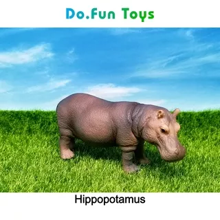 HIPPOPOTAMUS | Animal Figurine/ Mainan Miniatur Figur Hewan Kuda Nil