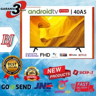 TCL LED TV 40 INCH 40A5 SMART TV ANDROID 9.0 FHD DIGITAL