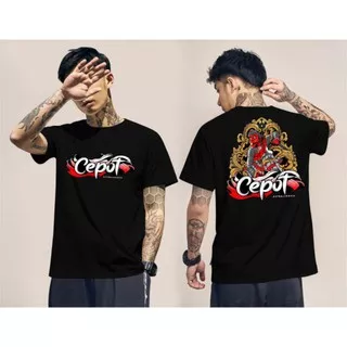 KAOS CEPOT ASTRA JINGGA / KAOS WAYANG INDONESIA / CINTA PEWAYANGAN / E43 PREMIUM