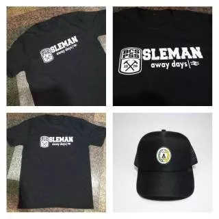 Kaos PSS Sleman AWAY day plus Topi