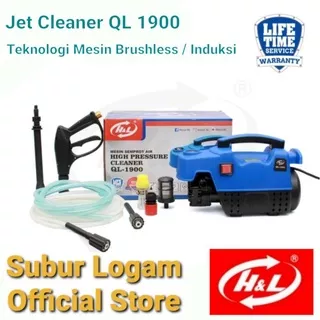 Jet Cleaner QL 1900 H&L HL HnL Mesin Cuci Mobil Air Semprot Elektrik Listrik Power Sprayer