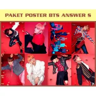 BTS LOVE YOURSELF ANSWER  S.E.L.F POSTER SET