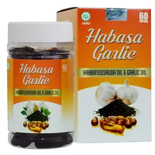 Kapsul Habasa Garlic isi 60 Al Afiat Obat Herbal Hipertensi, Kolestrol