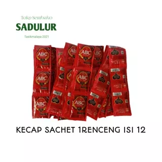 KECAP ABC SACHET 1RENCENG ISI 12PCS