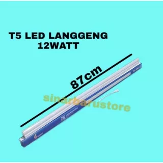 Lampu TL LED T5 12 Watt Set Langgeng Putih 87CM