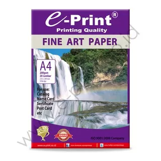 FINE ART PAPER E PRINT A4 210 GSM