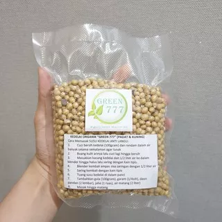 Kacang Kedelai Organik 1Kg Green 777 Bisa Diet Mpasi Sehat (VAKUM)