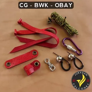 CG - BWK - OBAY | Juragan Falconry Anklet Angklet Gelang Kaki Burung Hantu Elang BOP