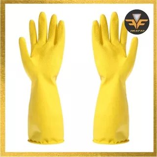 Sarung Tangan Karet Lateks Premium Hand Gloves Satu Pasang Sarung tangan Lateks Pembersih Serbaguna