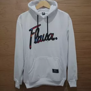 BISA COD / FASHION JAKET FLAVA PUTIH WAMITA/PRIA / JAKET FLAVA HOODIE