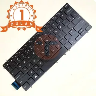 Keyboard Dell Inspiron 13 5368 5378 5578 7368 7378 Non Backlite Black