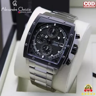 Jam tangan pria original alexandre christie pria ac 6376 / ac 6376 rantai original garansi resmi 1tahun jam tangan terbaru