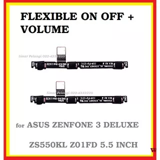 FLEXIBLE ASUS ZENFONE 3 DELUXE ZS550KL 5.5 INCH FLEXI POWER ON OFF VOLUME TOMBOL ORIGINAL 907574