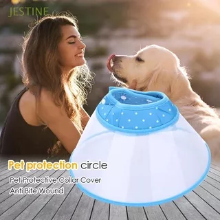 JESTINE Medical Cat Collar Pet supplies Protection Cover Neck Cone Recovery 4 Colors Cat Dog Health For Anti-bite Wound Healing Surgery Wound Healing Anti-lick Elizabethan Collar