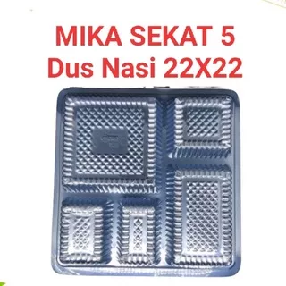 MIKA DUS NASI 22x22 MIKA KOTAK NASI 22x22 R10B MIKA SEKAT 5