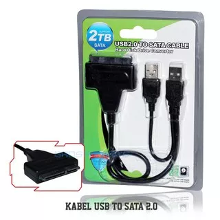 Converter Cable USB 2.0 to Sata for 2.5 SSD/Hard Disk Drive