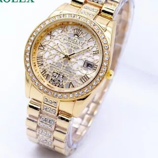 ?Dijual? JAM TANGAN WANITA ROLEX ORIGINAL DATE HONEY ANALOG CEWEK ADA 5 WARNA COD MURAH Murah?