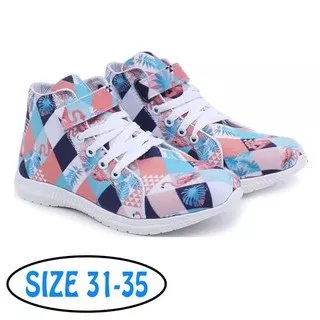 Super Murah Sneakers Anak Perempuan Casual Pink Polkadot Branded Original TDLR