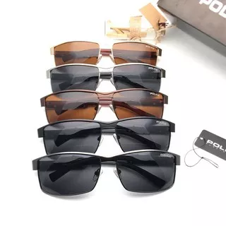 Sunglass Kacamata Pria Police P24 / P 24 Lensa Polarized Original kaca mata mancing passer ikan