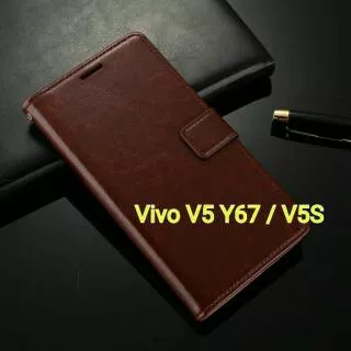 Flip Cover Vivo V5 Y65 Y67 V5s V5 Lite V5Lite VivoV5 VivoV5s VivoY65 Wallet Leather Case Casing HP