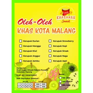 KERUPUK BUAH ANGGUR / KERIPIK BUAH ANGGUR