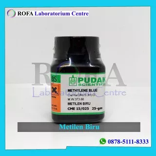 Metilen Biru | Methylen Blue | C16H18N3SCl - 25 gram