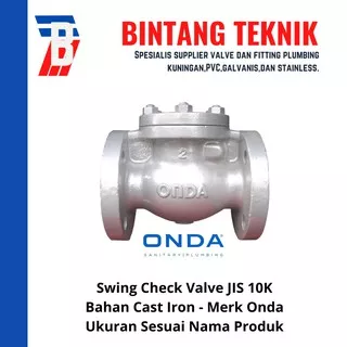 Swing Check Valve 2 inch Cast Iron Onda JIS 10K