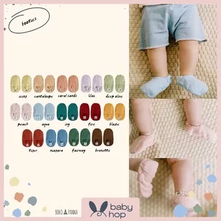 Bohobaby Booties | Kaos Kaki Sepatu Bayi Polos Bahan Katun Anak Bayi Laki Laki Perempuan Perlengkapan Bayi Baru Lahir Sarung Kaus Kaki Lucu Sepatu Prewalker Aksesoris Anak Bayi Cowok Cewek Cowo Cewe Newborn Baru Lahir Umur 0 1 Tahun Bohopanna Bohopana