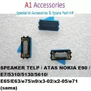 SPEAKER NOKIA E90 / E7/5310/5130/5610/E65/E63/e75/n9/x3-02/x2-05/e71 SPEKER ATAS TELEPON TELP