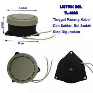 Bel Tet - Bel Sekolah - Bel Lomba Cerdas Cermat - Round Buzzer Bell High Power