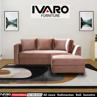 Sofa L /Sofa Sudut/Sofa L Minimalis/Kursi L /Sofa Tamu optimus IVARO