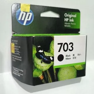 Tinta Printer HP 703 Black ORIGINAL Garansi Resmi
