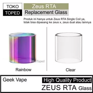 Geek Vape ZEUS RTA 25mm Replacement Glass | 25 kaca pengganti