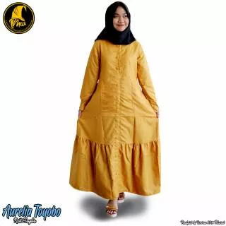 Gamis toyobo aurelia/ gamis toyobo kancing/gamis katun toyobo/gamis rempel bawah/gamis