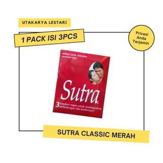 Kondom Sutra Classic 3s - 1 Pack Isi 3 Pcs