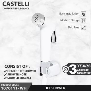 Jet Shower Castelli Shower Jet Bidet Kloset White - 1070111-WH