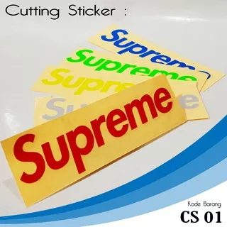 CUTTING STICKER SUPREME - STIKER SUPREME - CS01