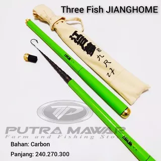 Joran Tegek Three Fish JIANG HOME 270-Packing Pipa PVC /joran treefish/jianghome/3ikan/trifis